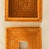Square Rattan Tissue Cover - Wicker Tissue Boxes - Coastal Villa Homeware