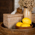 Square Rattan Tissue Cover - Wicker Tissue Boxes - Coastal Villa Homeware