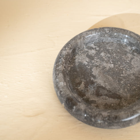 Marble Coasters with Raised Edges — Set of 2