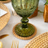 Rattan Spiral Round Coasters 10cm x 10cm In 3 Colour Washes