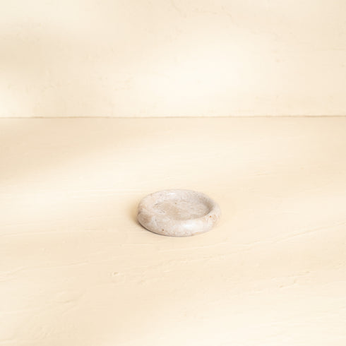 Marble Coasters with Raised Edges — Set of 2