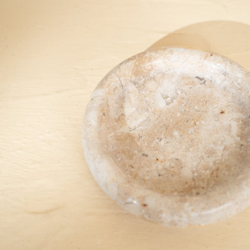 Marble Coasters with Raised Edges — Set of 2