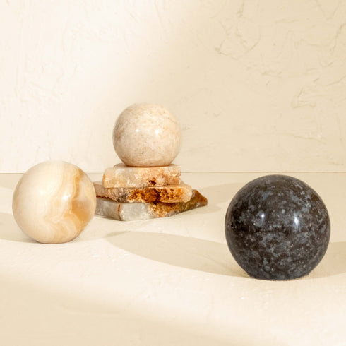 Handcrafted Marble floor door stop 8cm and 10cm