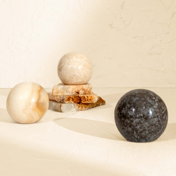 Handcrafted Marble floor door stop 8cm and 10cm