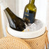Rattan Insulated Ice Bucket with Tongs - 3 colours