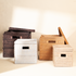Honey brown square rattan storage basket x-small 20cm handwoven