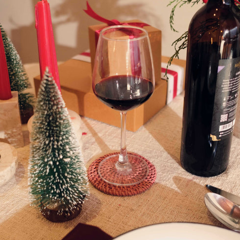 Christmas Exclusive - Festive Red Placemat and Coaster