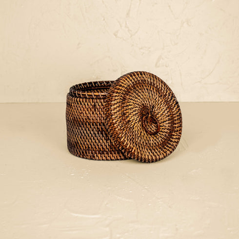 Wicker Toilet Roll Holder in 3 sizes and colours