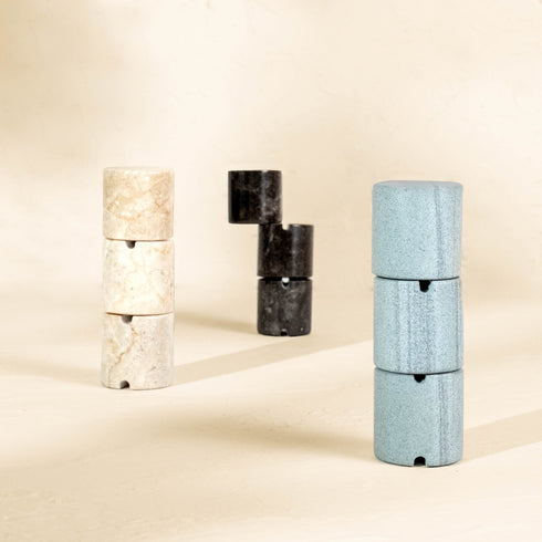 Cable Pillar Tower | Marble Cable Tidy and Desk Cable Organiser