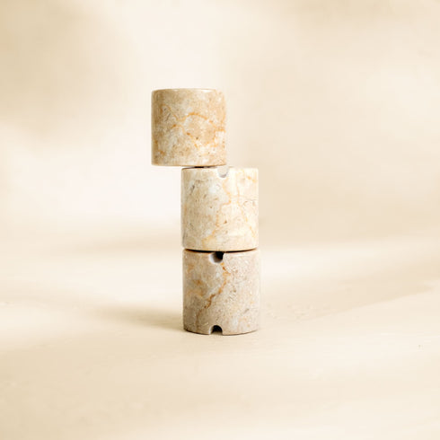 Cable Pillar Tower | Marble Cable Tidy and Desk Cable Organiser