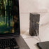 Cube Tower Marble Cable Holder and Desk Wire Tidy