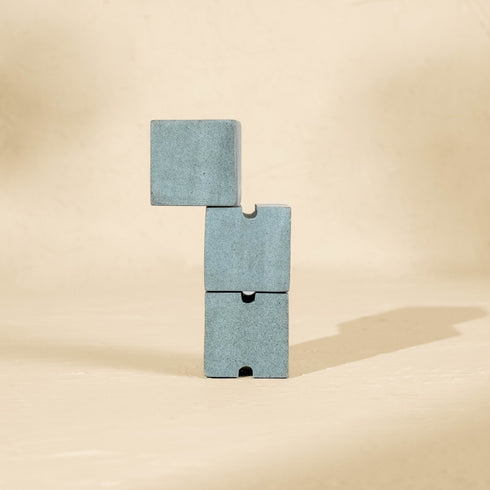 Cube Tower Marble Cable Holder and Desk Wire Tidy