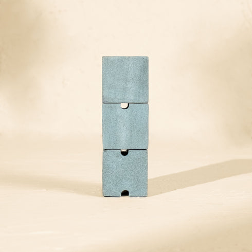 Cube Tower Marble Cable Holder and Desk Wire Tidy