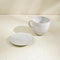 Large Coffee Cup with Saucer - White - Coastal Villa Homeware