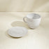 Large Coffee Cup with Saucer - White - Coastal Villa Homeware
