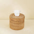 Rattan Round Tissue Holder Natural