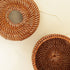 Rattan Round Tissue Box Honey Brown