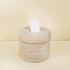 Round Rattan Tissue Holder