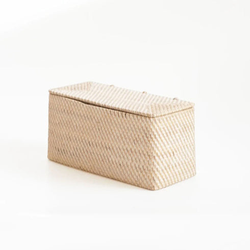 Custom Sized Rattan Amenities Storage - Coastal Villa Homeware