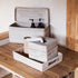 Custom Sized Rattan Amenities Storage - Coastal Villa Homeware