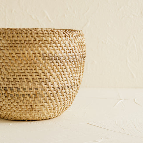 Rattan Pot - Coastal Villa Homeware