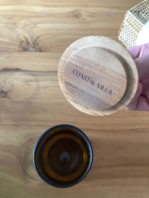 Amber Recycled Tumblr Glass - Coastal Villa Homeware