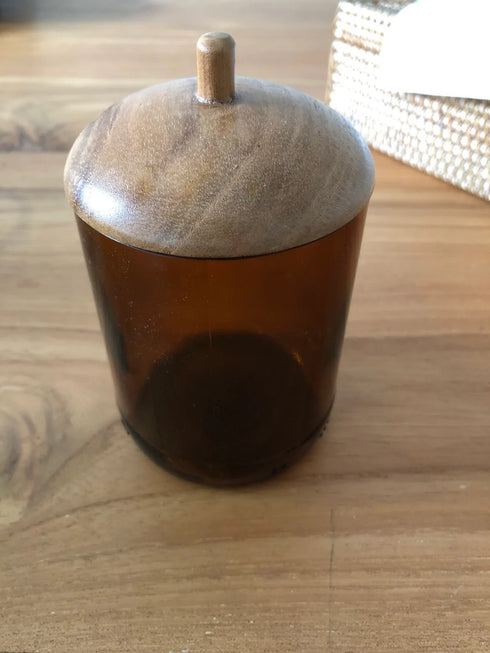 Amber Recycled Tumblr Glass - Coastal Villa Homeware