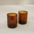Amber Recycled Tumblr Glass - Coastal Villa Homeware