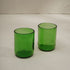 Green Recycled Tumblr Glass - Coastal Villa Homeware