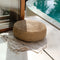Jute Round Pouf - Coastal Villa Homeware