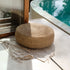 Jute Round Pouf - Coastal Villa Homeware