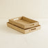 Natural Rattan tray - Rectangular Serving Tray - Coastal Villa Homeware