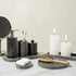 Marble Bathroom Accessories Set - Black - Coastal Villa Homeware