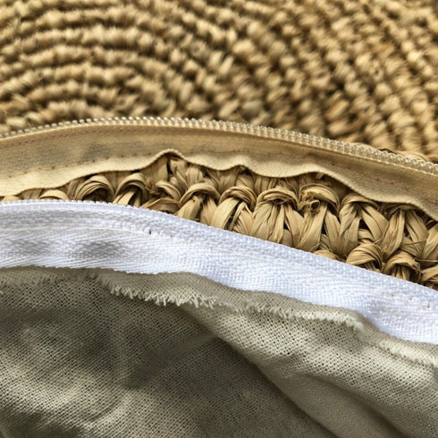 60cm Pouf/Pouffe floor cushion | Foot rest | Floor seating - Coastal Villa Homeware