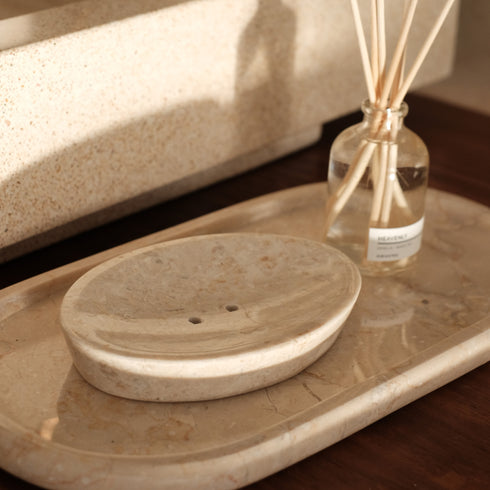 Marble Bathroom Amenities - Coastal Villa Homeware