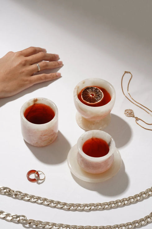 Mix Goblet Glasses - Coastal Villa Homeware