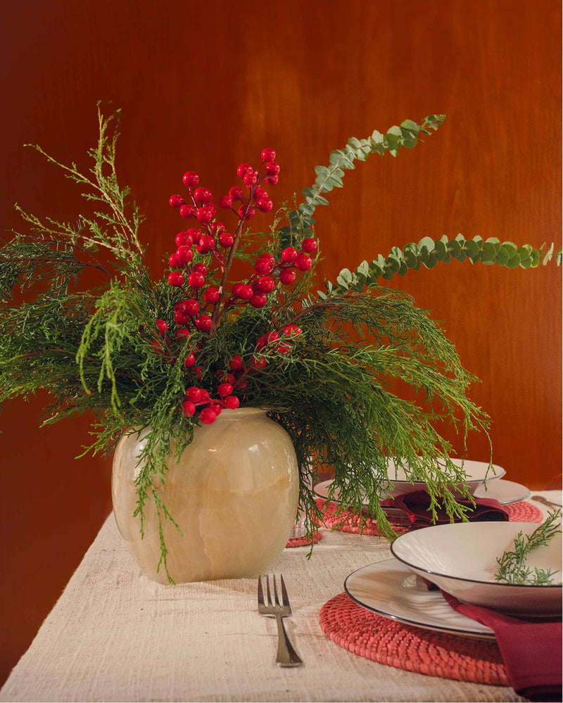 Winter Greens in Onyx