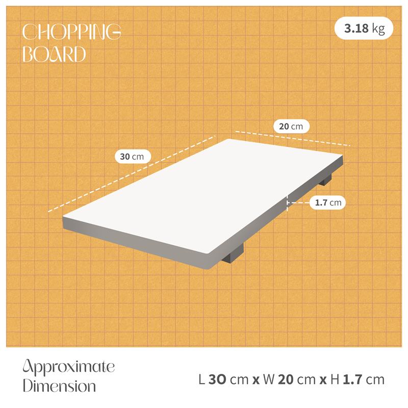 Marble Footed Tray  dimensions
