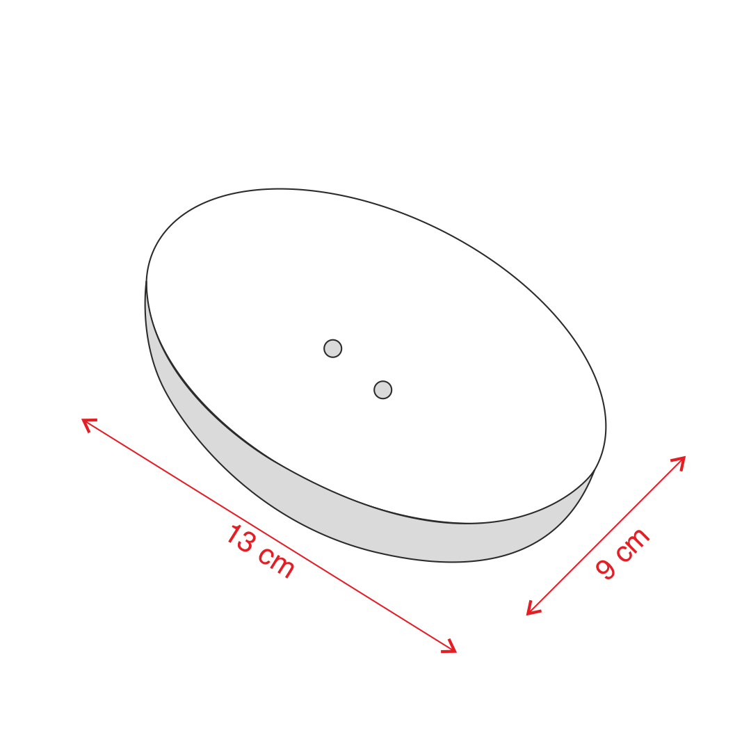 Luxury Marble Soap Dish Tray Holder — dimensions