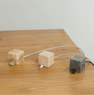 Marble Cable Holder - 3 colours - Coastal Villa Homeware