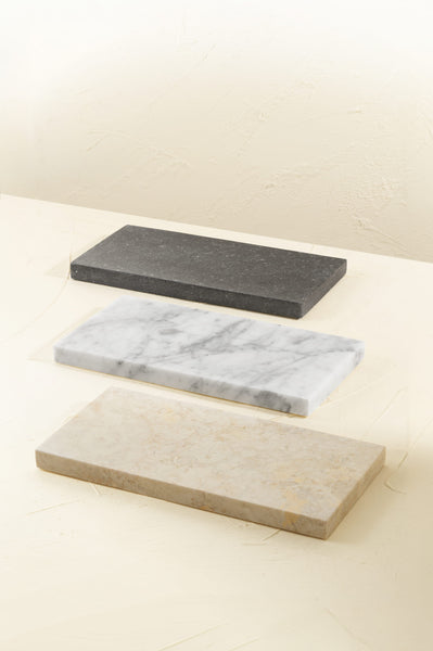 Charcuterie marble plate rectangular with 3 Beautiful variations in colour - Coastal Villa Homeware