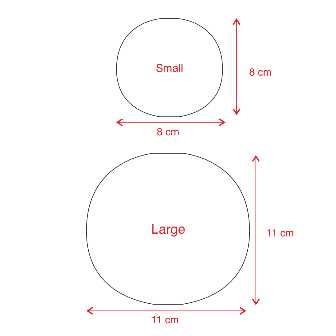 Handcrafted Marble floor door stop - Onyx dimensions