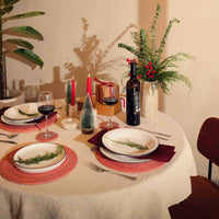 Christmas Exclusive - Festive Red Placemat and Coaster