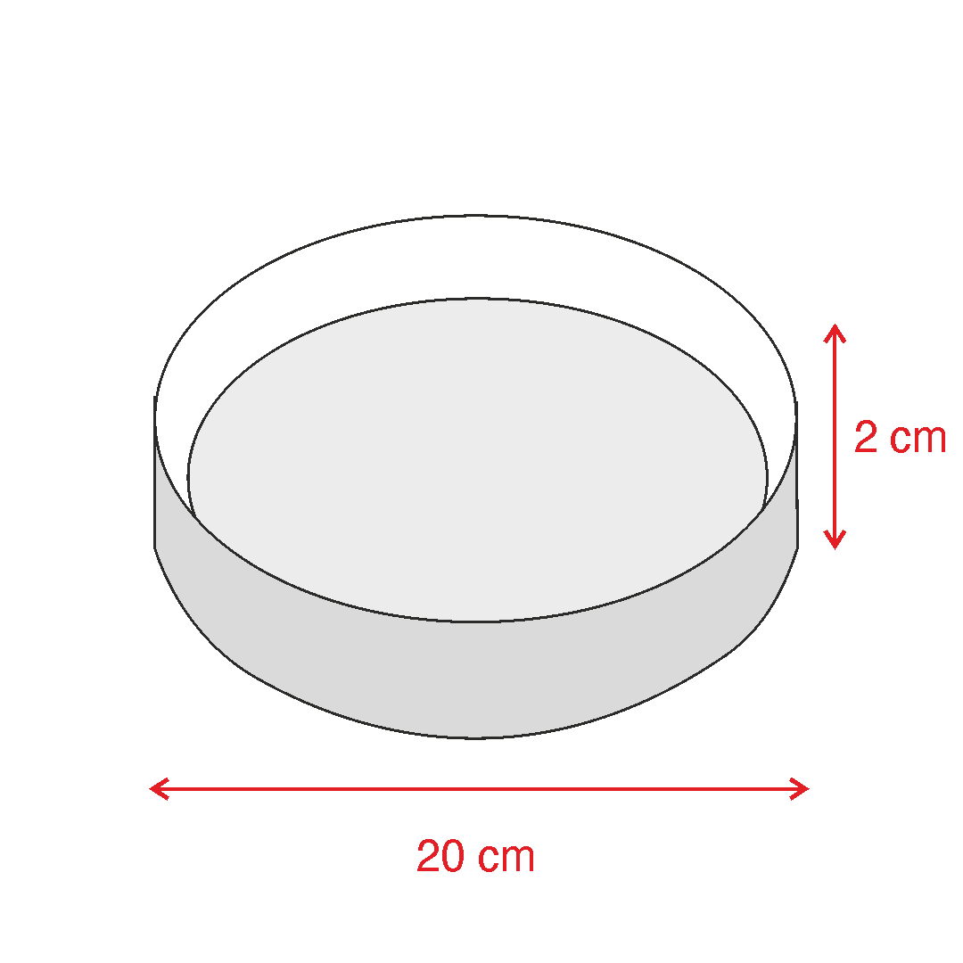 Round Vanity Tray – Marble & Mineral Stone in Four Colours — dimensions