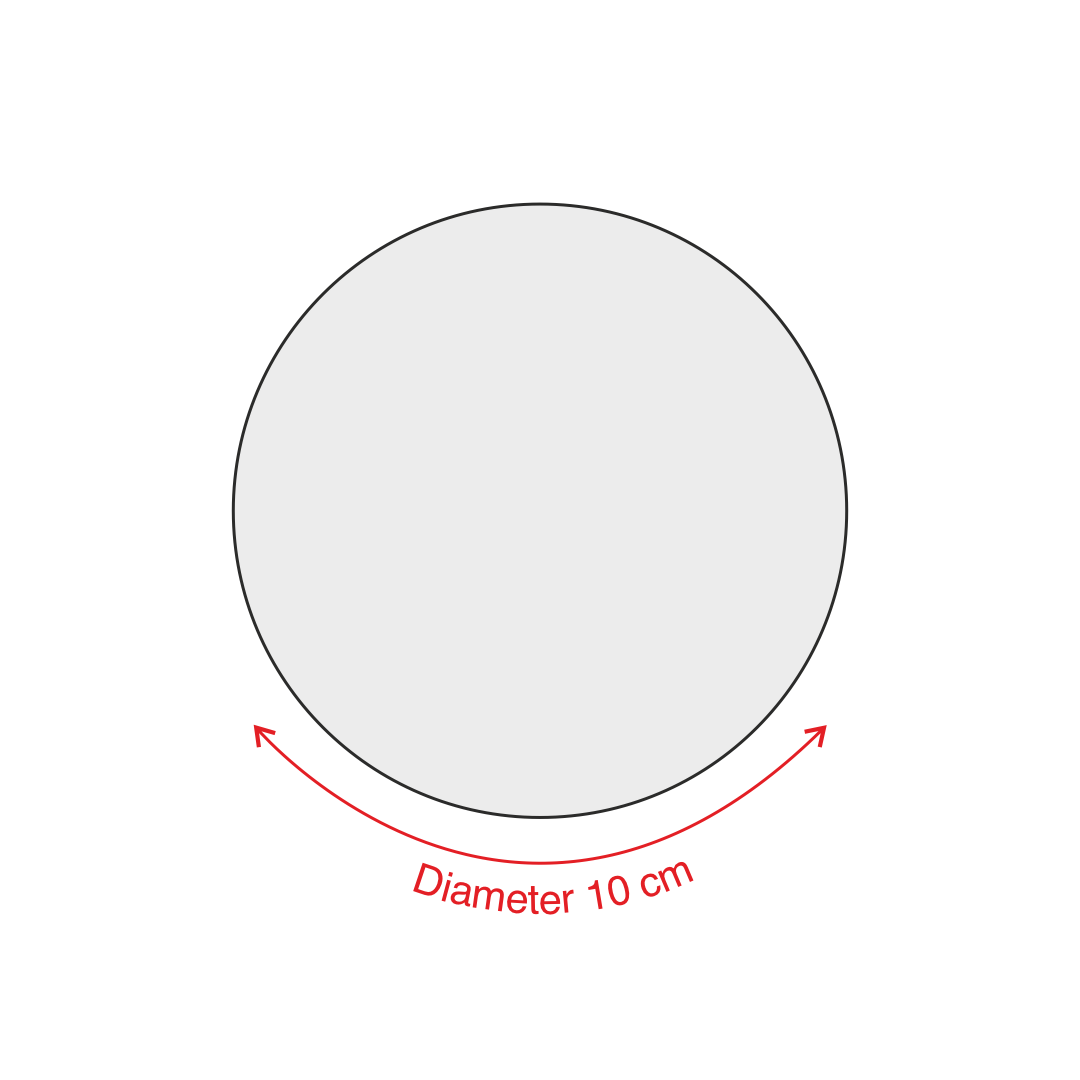 Round Rattan Coaster dimensions