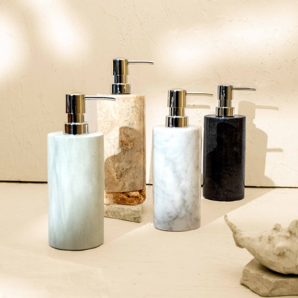 Marble Soap Dispenser With Premium Metal Pump