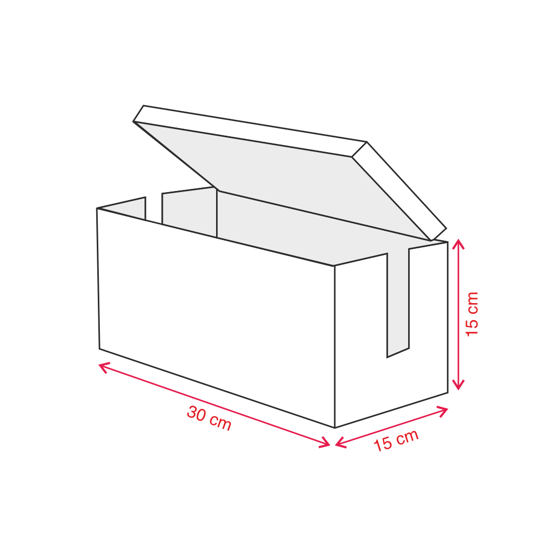 Cable Management Box | Cable tidy box - 4 Colours dimensions