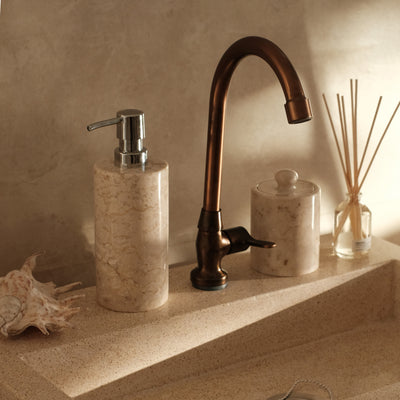 Marble Bathroom Amenities - Coastal Villa Homeware