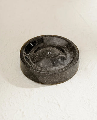 Black Incense Holder Marble